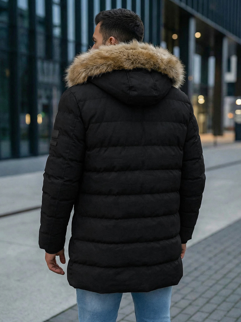 Мъжко яке черна OZONEE JS/5M3122/392Z