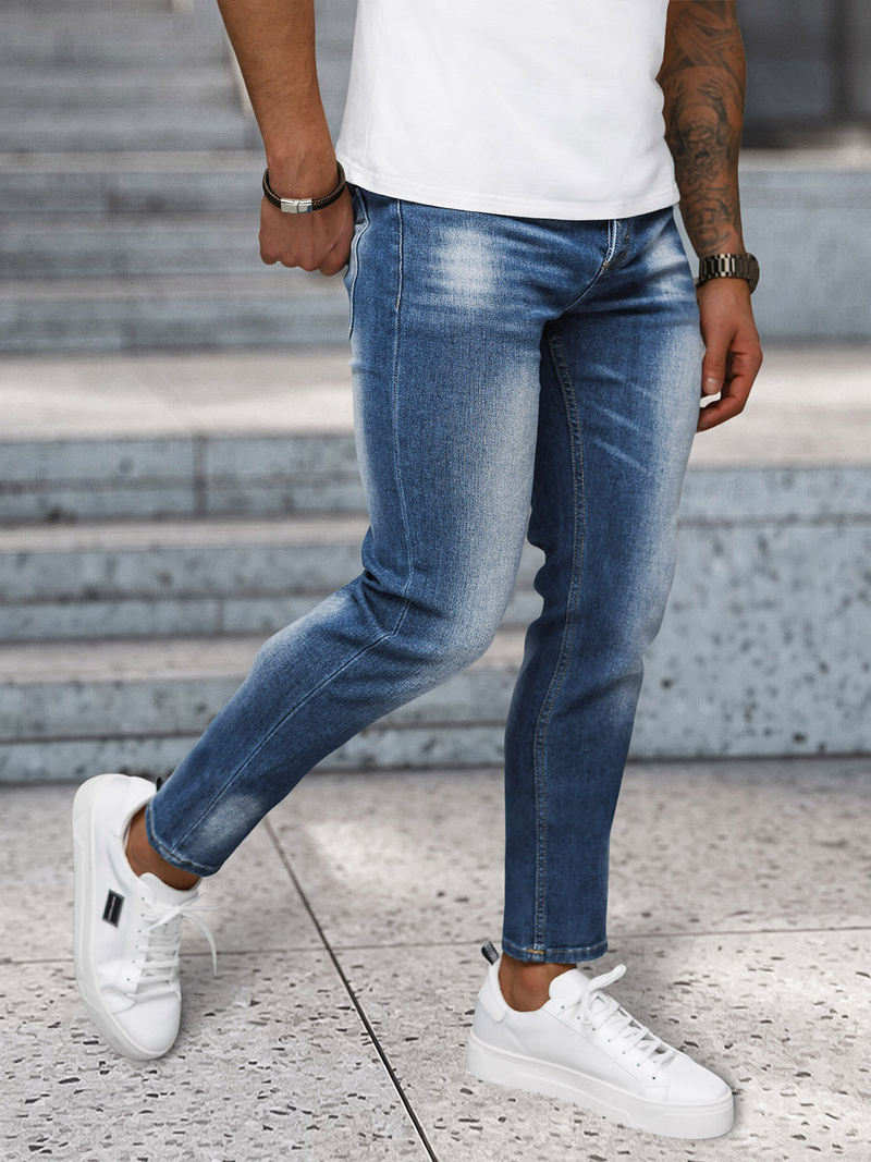 Мъжки дънки синьо OZONEE NB/MP0199BC