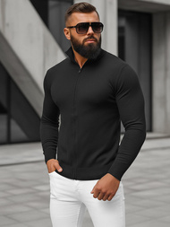 Мъжки пуловер черен OZONEE NB/MM6004/4Z