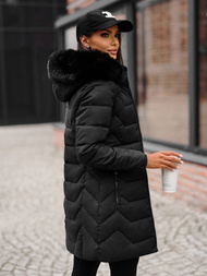 Дамско яке черно OZONEE JS/16M9121/392Z