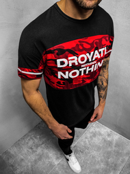 Мъжка тениска черен OZONEE JS/SS10976Z