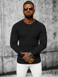 Мъжки пуловер черен OZONEE L/2486Z