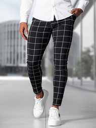 Мъжки панталони черни OZONEE O/P4009Z