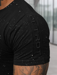 Мъжка тениска черен OZONEE O/QQ1388