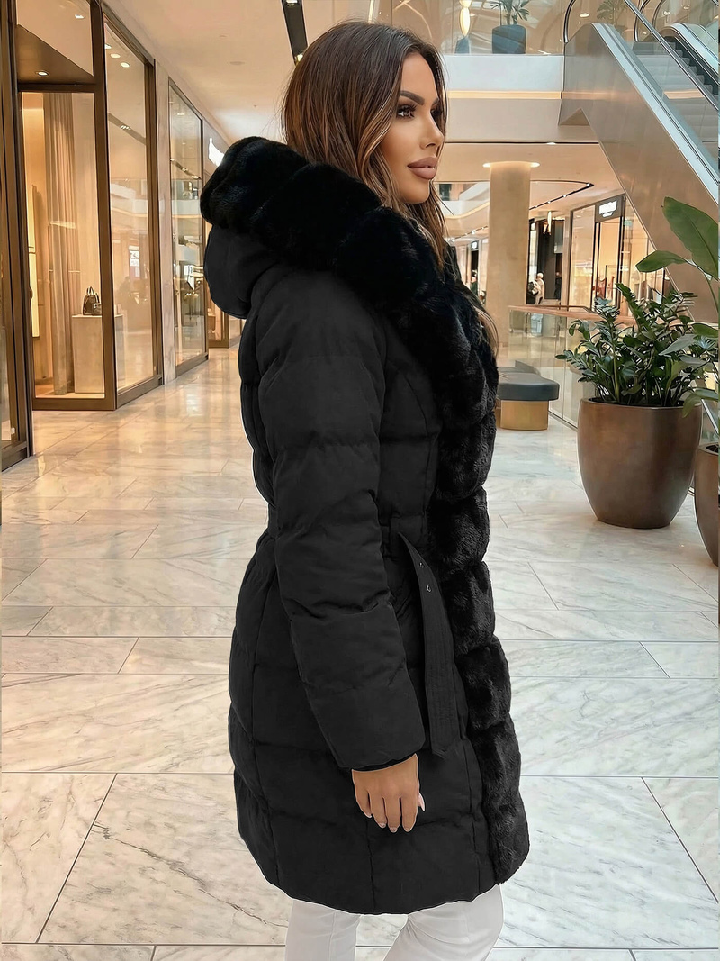 Дамско яке черно OZONEE JS/5M3158/392Z