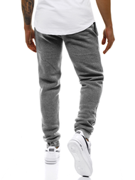 Мъжко долнище на анцуг тъмносиво OZONEE JS/YW006Z