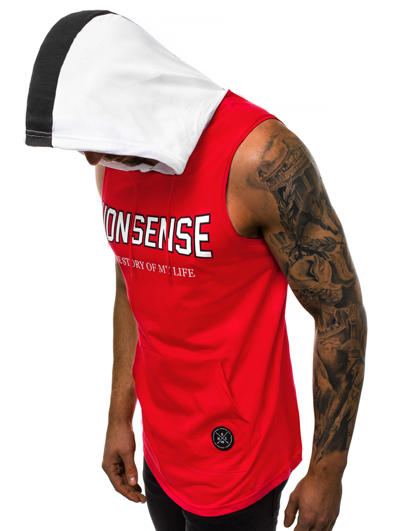 Тениска без ръкав червена MAD/2882Z