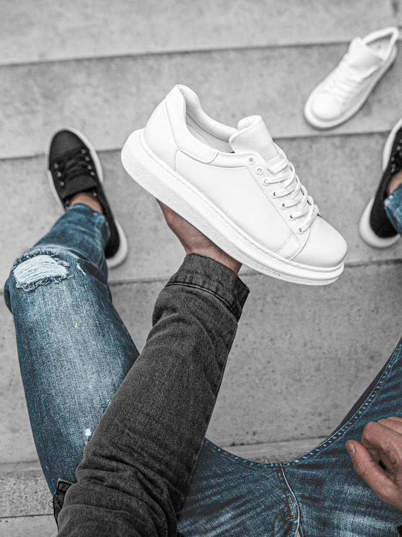 Сникърси бяло OZONEE CH/257