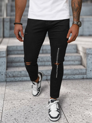 Мъжки дънки черни OZONEE NB/MP0087N