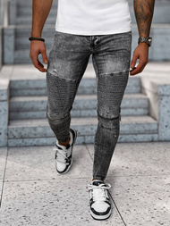 Мъжки дънки черни OZONEE NB/MP0069N