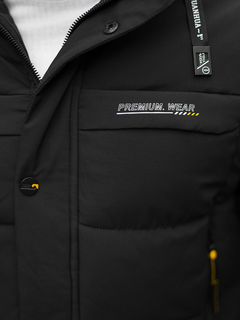 Зимно яке черно OZONEE JS/22M58/392