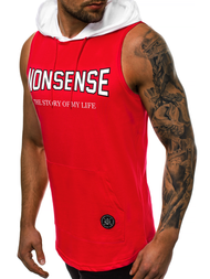 Тениска без ръкав червена MAD/2882Z