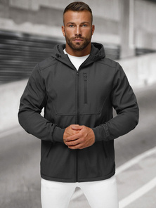 Мъжко яке softshell графитен OZONEE JS/27B6529/5