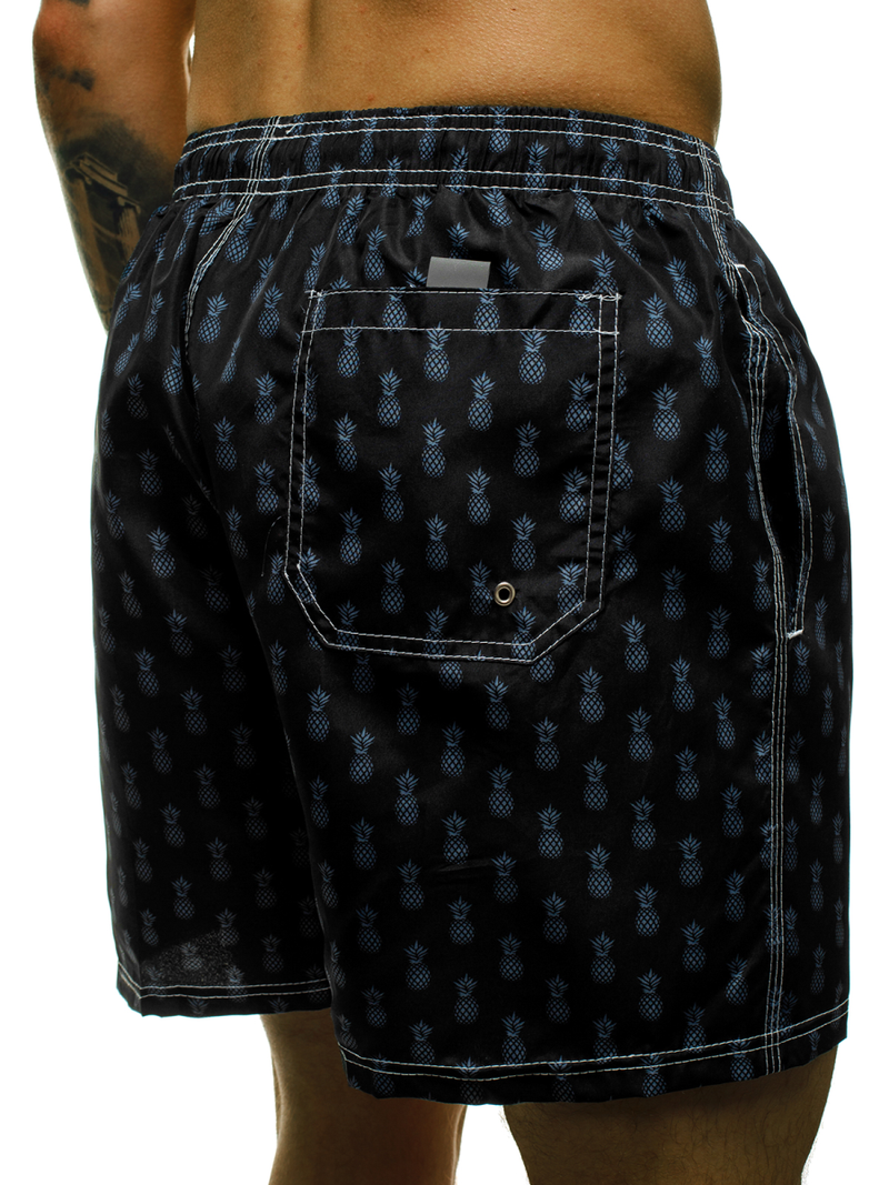 Мъжки плувни шорти черни OZONEE JS/ST021