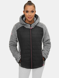 Дамско яке черна OZONEE JS/KSW7001