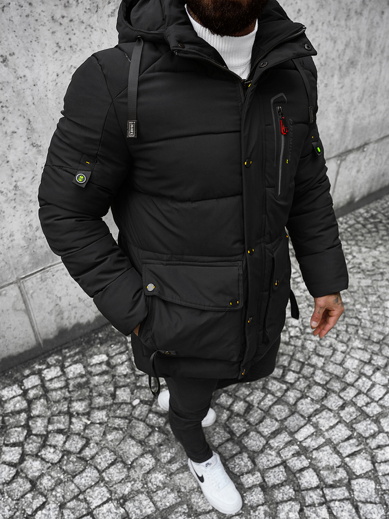 Зимно яке черно OZONEE JS/22M60/392