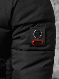 Мъжко яке черна OZONEE JS/84M3029/392