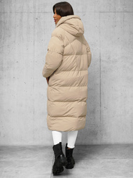 Дамско яке бежова OZONEE JS/5M3163/62Z