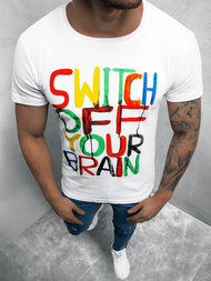 Мъжка тениска бяла OZONEE O/1181