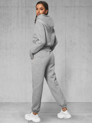 Дамски анцуг от две части сив OZONEE JS/8C79/2