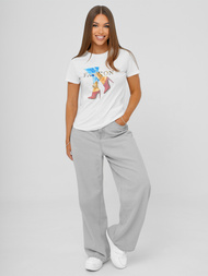 Дамска тениска бял OZONEE JS/96T690/1