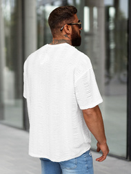 Мъжка тениска бял OZONEE O/B1149