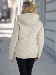 Дамско яке бежова OZONEE JS/16M9300/280