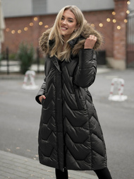 Дамско яке черно OZONEE O/5M3229/392Z