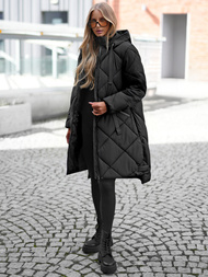 Дамско яке черно OZONEE JS/5M3168/392Z