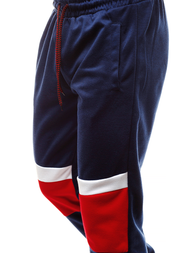 Мъжко долнище на анцуг тъмносиньо OZONEE JS/JZ11010