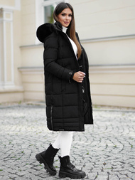 Дамско яке черно OZONEE O/W377Z