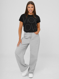 Дамска тениска черна OZONEE JS/YJ77841