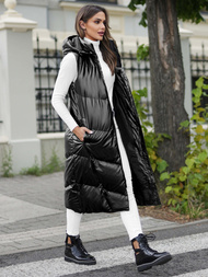 Дамска жилетка черна OZONEE JS/5M3183/392Z