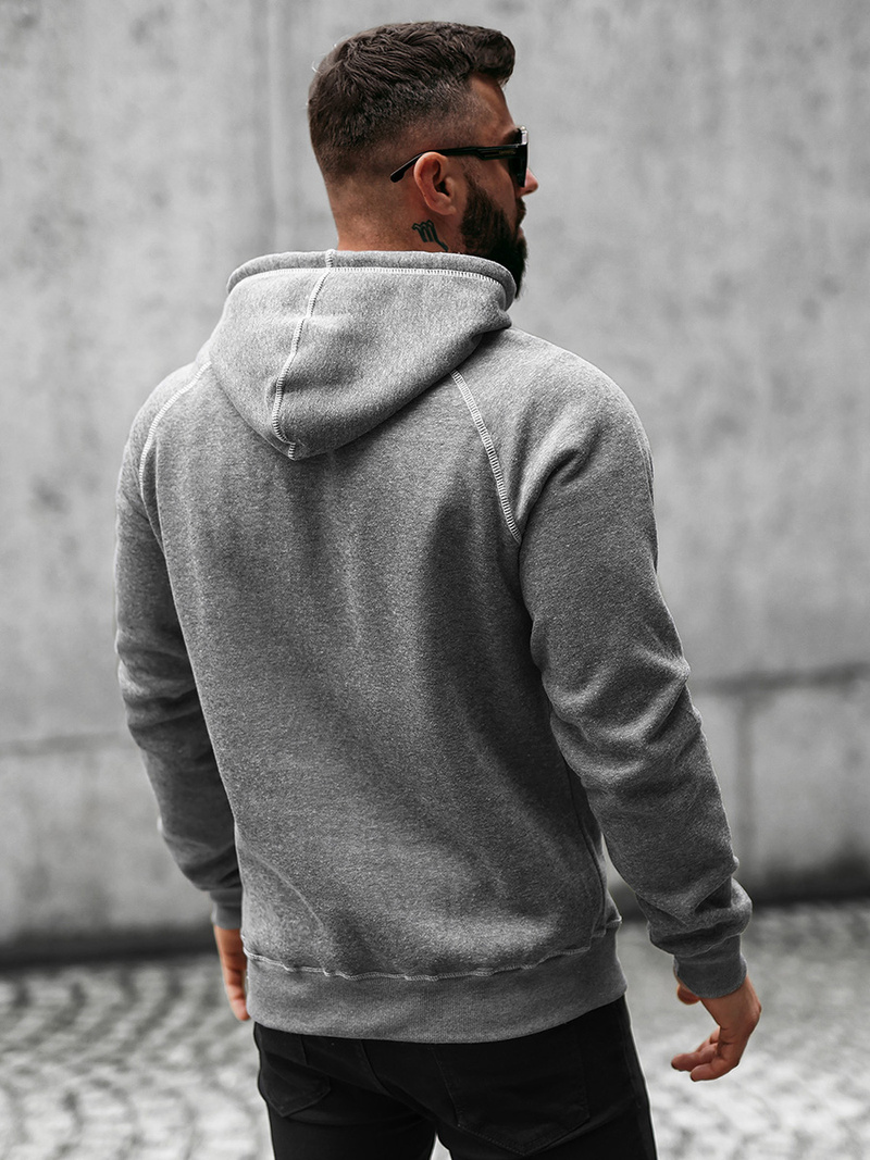 Мъжки суитшърт графитна OZONEE O/8B152/5