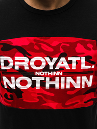 Мъжка тениска черен OZONEE JS/SS10976Z