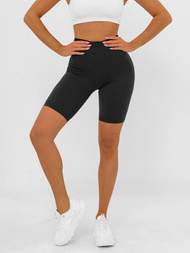 Къс черен дамски клин OZONEE JS/17K583/3