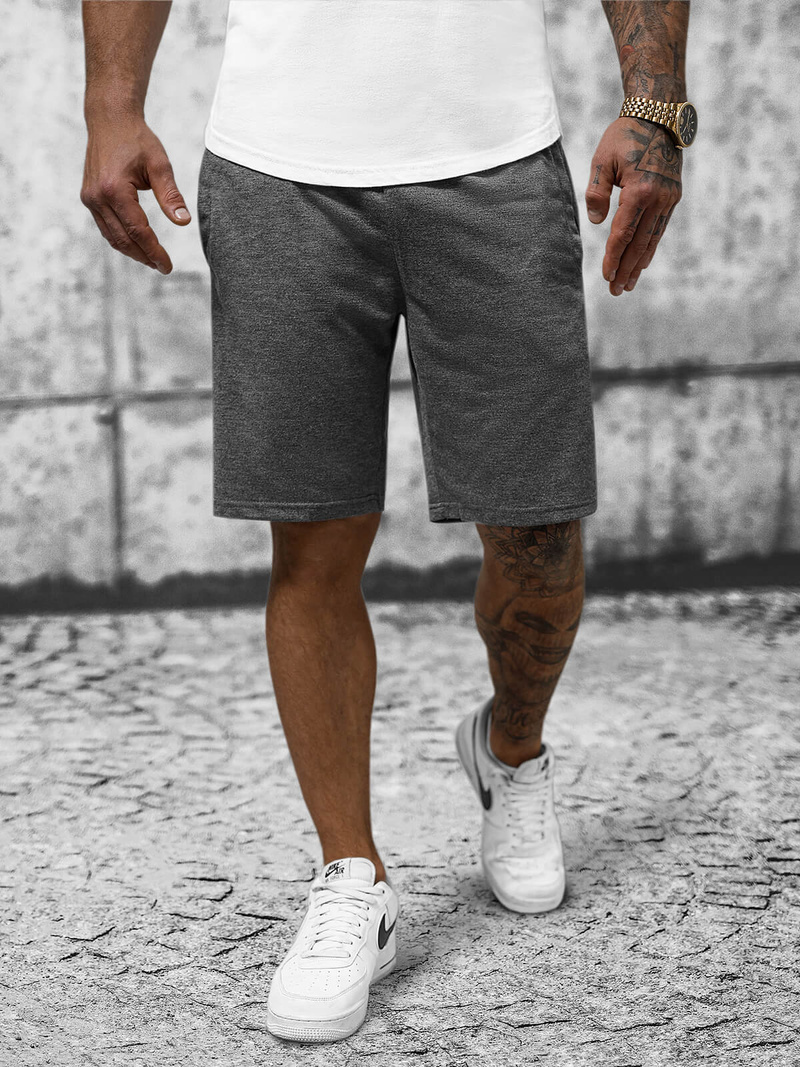 Мъжки панталонки графитно OZONEE JS/8K100/5Z