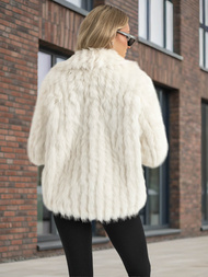 Дамско яке бял  OZONEE JS/11Z8261