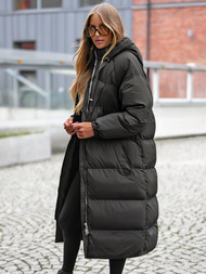 Дамско яке черно OZONEE JS/5M3163/392Z