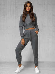 Дамски анцуг от две части графитен OZONEE JS/8C78/5Z