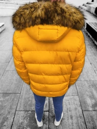 Мъжко яке жълта OZONEE JS/M8107