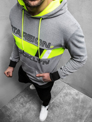 Мъжки суитшърт сива OZONEE JS/DD20131Z