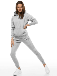 Дамски долнища на анцуг сиво OZONEE JS/CK01