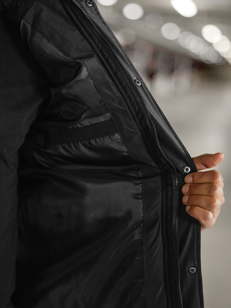 Мъжко яке черни OZONEE JS/57M7503/392