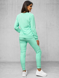 Дамска велурен спортен екип черен OZONEE O/8C1173/139Z