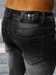 Мъжки дънки черни OZONEE NB/MP0169G