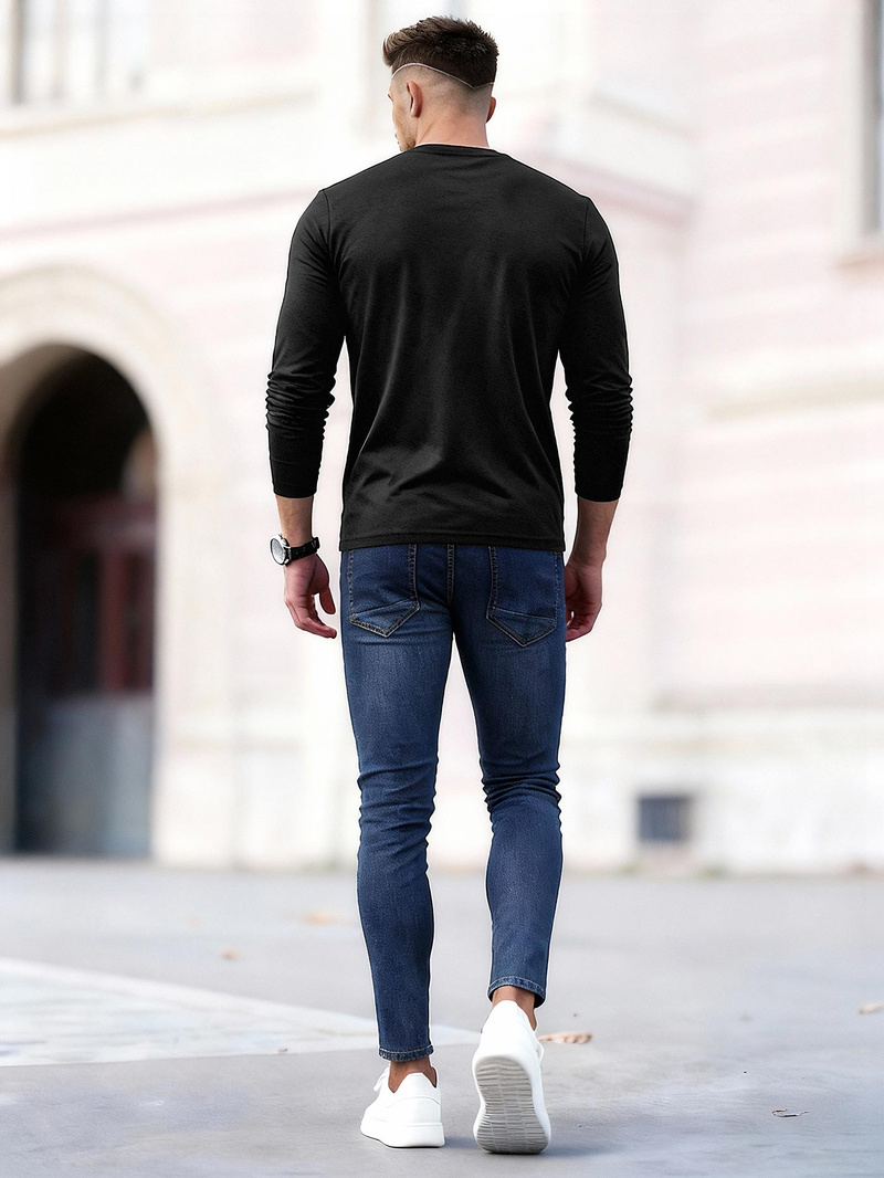 Мъжки дънки тъмно-синьо OZONEE O/JK2951Z