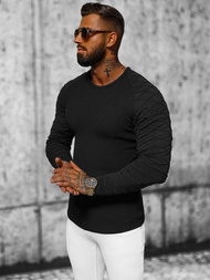 Мъжки пуловер черен OZONEE L/2486Z