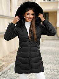 Дамско яке черно OZONEE JS/16M9121/392Z