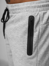 Мъжки панталонки сиво OZONEE JS/17K533/2